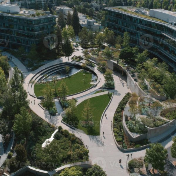 modern-urban-landscape-with-green-spaces-and-contemporary-architecture-surrounded-by-trees-and-walking-paths-in-daylight-photo modern-urban-landscape-with-green-spaces-and-contemporary-architecture-surrounded-by-trees-and-walking-paths-in-daylight-photo